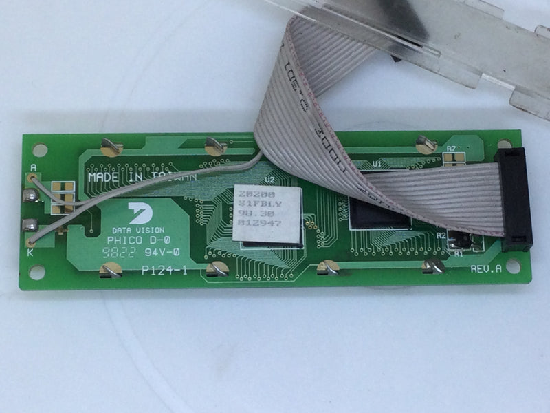 Data Vision Phico D-0 9822 94V-0 LCD Display Board
