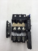 Square D D322NRB 60 Amp 3 Pole 120/240V Fusible Safety Switch Guts Only 5" X 7"