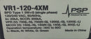 PSP Vortexx VR1-120-4XM 50/60Hz 120/240V Series R Type 1 Surge Protection Device
