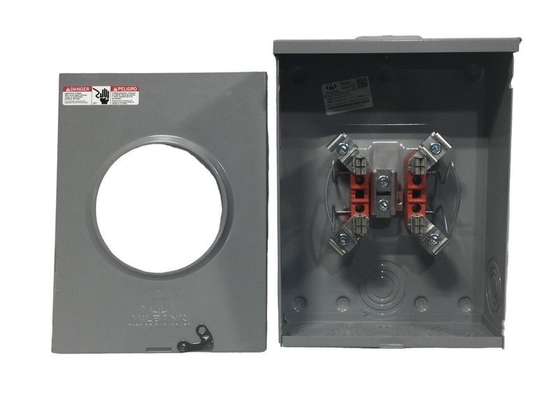 Milbank U7040-XL-TG-HSP 200 Amp Single Phase 600V Nema3R Meter Socket Enclosure
