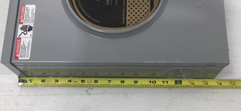 Milbank U7040-XL-TG-HSP 200 Amp Single Phase 600V Nema3R Meter Socket Enclosure