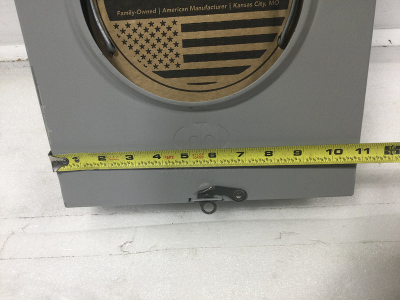 Milbank U7040-XL-TG-HSP 200 Amp Single Phase 600V Nema3R Meter Socket Enclosure