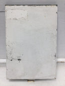 Walker Electric Nema 3R Fuse Pullout Panel Cover w/Latch 14 1/4" x 9 7/8"- Flaw