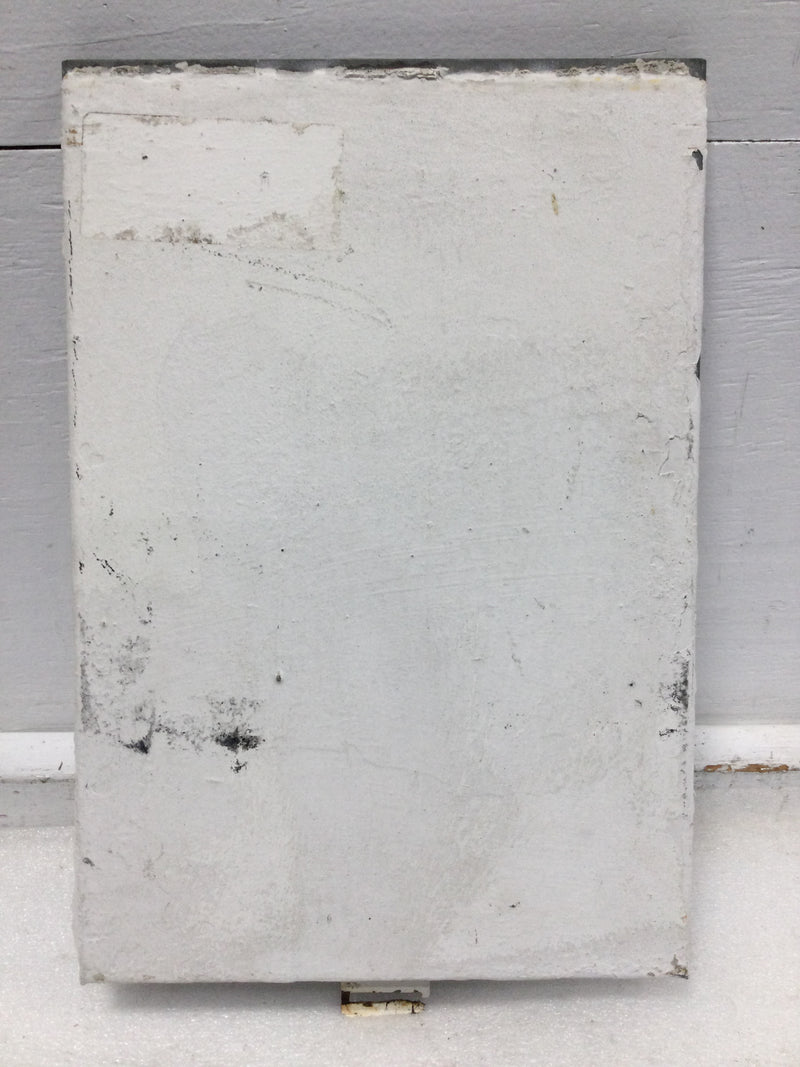 Walker Electric Nema 3R Fuse Pullout Panel Cover w/Latch 14 1/4" x 9 7/8"- Flaw