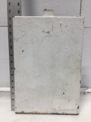 Walker Electric Nema 3R Fuse Pullout Panel Cover w/Latch 14 1/4" x 9 7/8"- Flaw