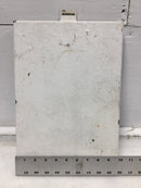 Walker Electric Nema 3R Fuse Pullout Panel Cover w/Latch 14 1/4" x 9 7/8"- Flaw