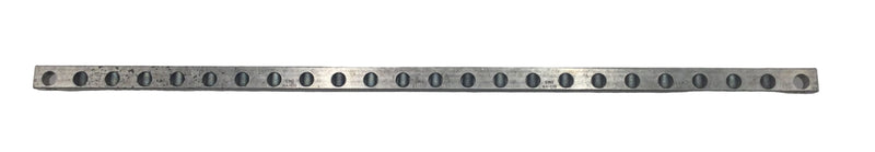 24 Position 4-14 AWG 120/240V Grounding Bar 20 1/2" x 5/8"