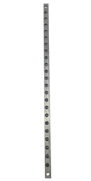 24 Position 4-14 AWG 120/240V Grounding Bar 20 1/2" x 5/8"