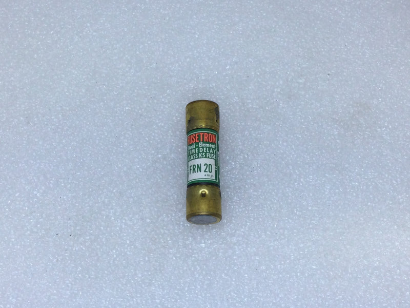 Fusetron FRN-20 20 Amp 250V Dual Element Time-Delay Class K5 Fuse - Box of 10