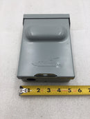 Midwest U035F2P Outdoor 30 Amp 240 VAC Pull Out Disconnect Switch 5" X 7.5"