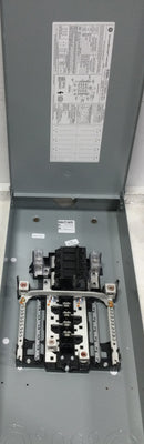 GE General Electric TM820RCUFLP 200A 120/240VAC 8 Space/16 Circuits Outdoor Main Breaker Included Load Center