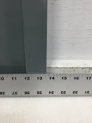 Square D QC816F150C/200C 8 Space 240V Dead Front Cover w/Main 20 3/8" x 13 5/8"