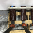 GE General Electric GEK-31111 Type AM-13. 8-500-7H Magne-Blast Circuit Breaker Contact Arm Assembly - 35-Inch-Long Connector Bars