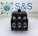 Square D QOU360 60A 3 Pole 120/240V Din Rail Type QOU Circuit Breaker - Flaw