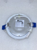 Topaz Lighting RDL/44RND/9/WH/D-50 LED 9W 120V Dimmable 4" Slim Downlight -77230