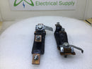 GE 400 Amp Buss 480/277/120v Mounting Feet TED Style Circuit Breakers- A,C