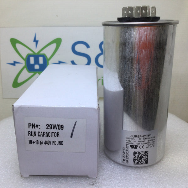 Surephon CBB65A 70+10MFD +/-5% 440V 40/70/21 50/60Hz Capacitor