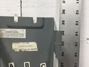 Square D QO Series 225A 3 Phase 44 Space Feed Thru Load Center Guts Only 6"X36"