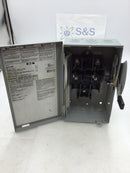 Eaton DG221UGB 30 Amp 240 VAC 2 Pole Non Fusible Disconnect Switch