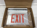 Mule ELX-2-B-RM-U-WH 120/277V Specification Edge Lit Exit 14"x1/4"x7 7/8"