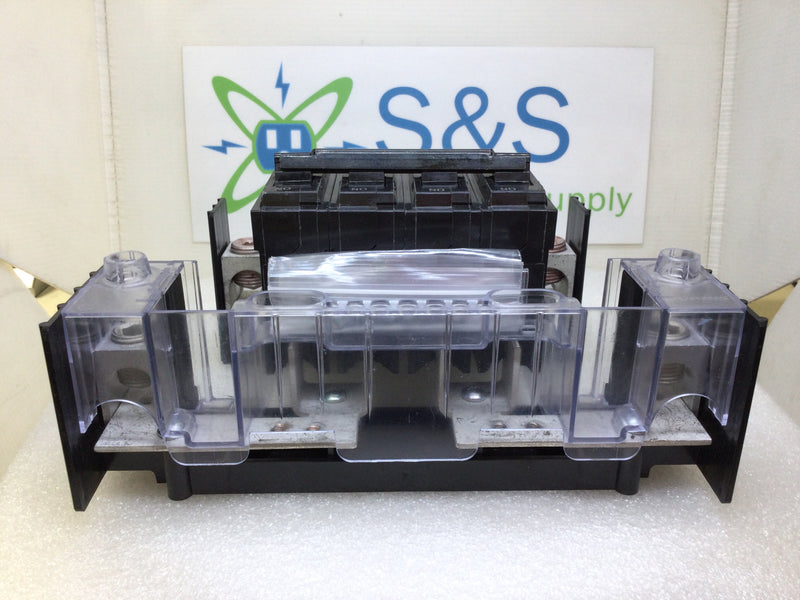 GE TSMR420CSCUGPP 200 Amp 4-Space 8-Circuit Combination Main Breaker/Ringless Meter Socket Outdoor Load Center -200 Amp Main Breaker Assembly
