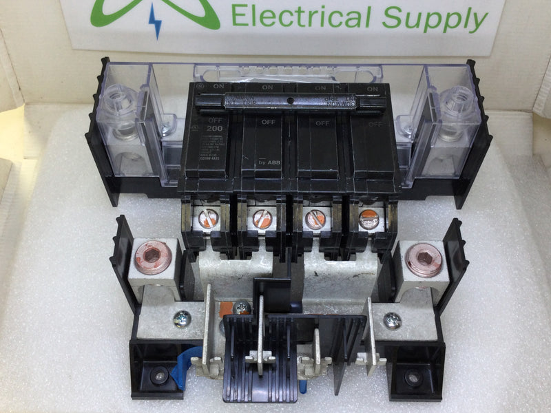 GE TSMR420CSCUGPP 200 Amp 4-Space 8-Circuit Combination Main Breaker/Ringless Meter Socket Outdoor Load Center -200 Amp Main Breaker Assembly