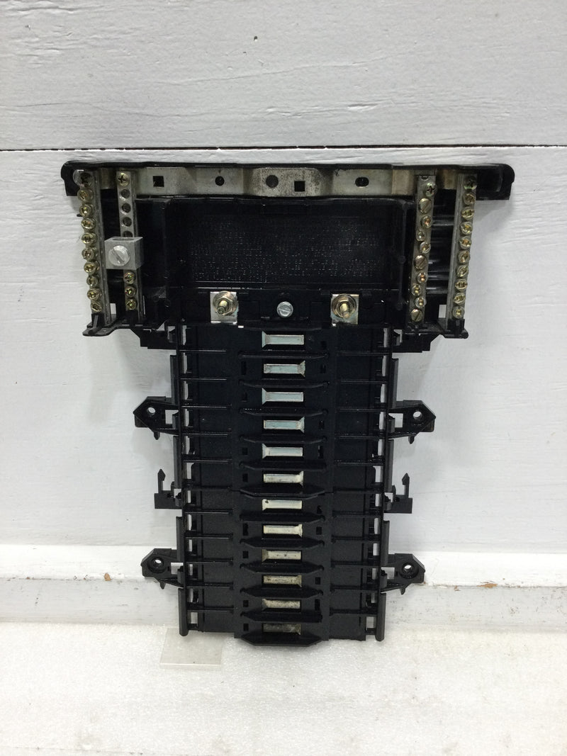 Square D QO124L125GRB 125 Amp 12 Space 120/240V Load Center Guts Only 10" X 13"