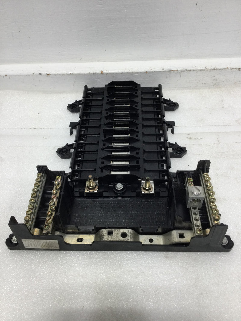 Square D QO124L125GRB 125 Amp 12 Space 120/240V Load Center Guts Only 10" X 13"