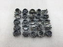 Mixed Brands 3/8" Romex Connector for Box/Panel using 1/2" Knockout (Lot of 25)