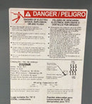 Square D D325NR 400 Amp 240 VAC Fusible 3 Phase Outdoor Safety Switch Nema 3R Rated