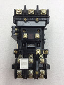 Allen-Bradley 509-BOD Starter Nema Size 1 3 Phase 27 Amp 600 VAC with Overload Relay and Auxiliary Contact Module