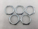 Unbranded/Mixed Brands 1 1/2" Conduit Zinc Plated Steel Locknuts - Pack of 5