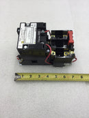 Square D 8536SBO1 Series A 115 VAC 1 HP/0.75 KW 230 VAC 2 HP/1.5 KW Size 0 Motor Starter 120 VAC Coil