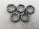 Unbranded/Mixed Brands 1" Plastic Threaded Electrical Bushing - Lot of 5