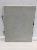 Square D/Homeline Hinged Cover Only HOM816L125PRB Load Center Nema3R18 1/4" x 14 3/4"