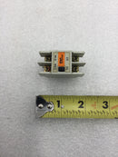 Fuji Electric SZ-A11 Auxiliary Contact Block 1 NO/1 NC 100-600 VAC 1.2-6 Amp