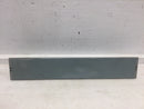 GE 400 Amp Panel Filler Plate with legs - 24 " L x 4 1/8" W x 4 " H