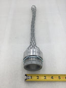 Leviton L7508 2" NPT Straight Male Dust Tight Strain Relief Grip 1.4"-1.75"