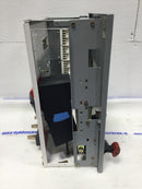 GE 8000 GEH-4961 3 Phase 480 VAC 12" MCC Bucket 15 HP with On-Off Handle & Reset