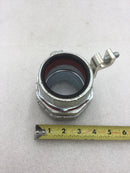 2 1/2" Liquid-Tight Conduit Connector with Grounding Bushing