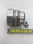 2 1/2" Liquid-Tight Conduit Connector with Grounding Bushing