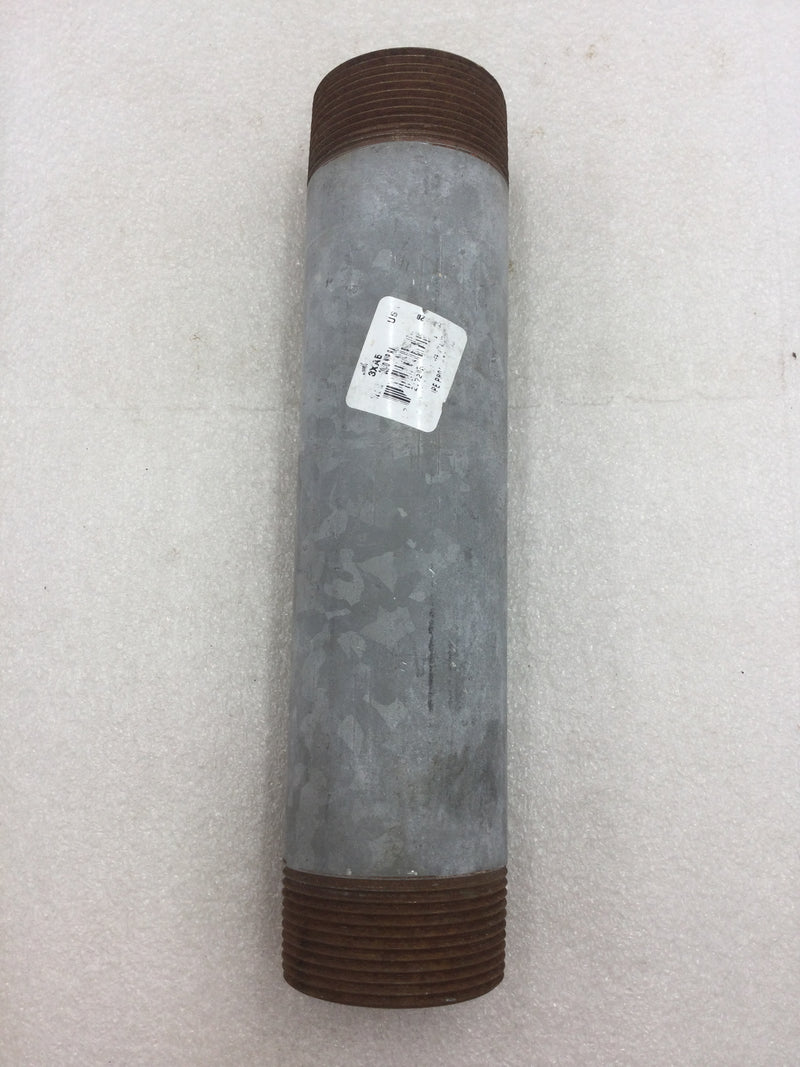 2 1/2" X 12" Rigid Conduit Nipple
