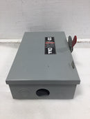 General Electric TG4322 60 Amp 3 Pole 240V Fused Safety Switch