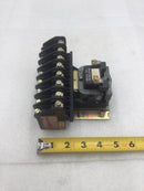 Square D 8903LO08V02 30 Amp 8 Pole 277-600 VAC Lighting Contactor w/120 VAC Coil
