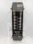 Square D QON20-30H 200 Amp 20 Circuit Load Center Guts Only 6" X 20.5"
