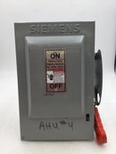 Siemens HNF361 30 Amp 600V Non Fused Safety Switch Enclosure 12" x 8"