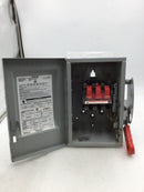Siemens HNF361 30 Amp 600V Non Fused Safety Switch Enclosure 12" x 8"