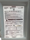 Siemens HNF361 30 Amp 600V Non Fused Safety Switch Enclosure 12" x 8"