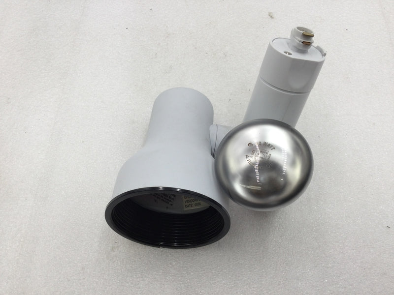 Hampton Bay 610543 Series 3" Cylinder Track Light 120 VAC with 50 Watt Spot Style Bulb