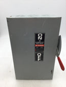 GE General Electric TG3222 60 Amp 2 Pole 240V Safety Switch
